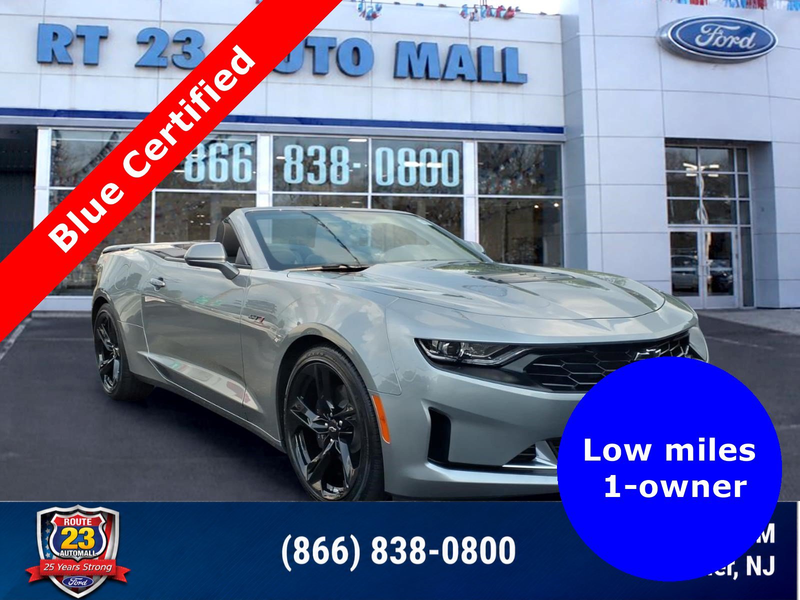 Used 2023 Chevrolet Camaro LT w/ RS Package RWD image 1