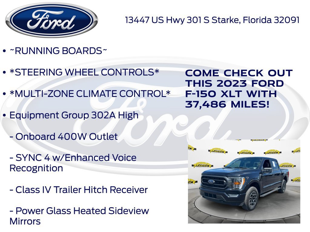 Certified 2023 Ford F150 XLT w/ Equipment Group 302A High AWD/4WD image 17