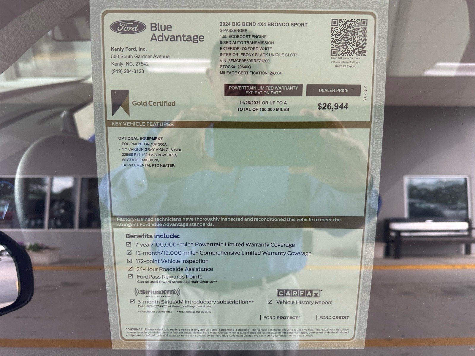 Certified 2024 Ford Bronco Sport Big Bend AWD/4WD image 5