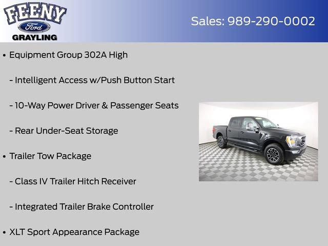 Certified 2022 Ford F150 XLT w/ Equipment Group 302A High AWD/4WD image 17
