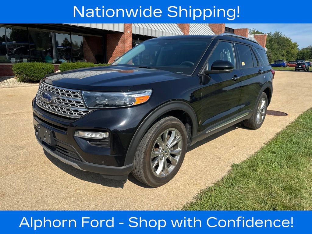 Certified 2022 Ford Explorer Limited w/ Class IV Trailer Tow Package AWD/4WD image 1