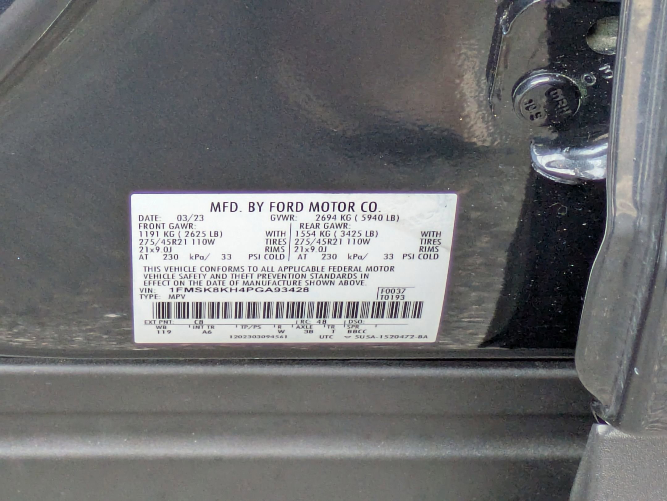 Certified 2023 Ford Explorer ST-Line image 44