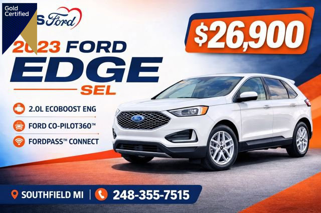 Certified 2023 Ford Edge SEL