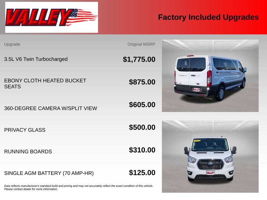 Certified 2022 Ford Transit 350 XLT RWD image 5