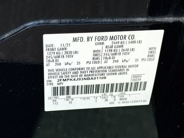 Certified 2022 Ford Edge SEL w/ Convenience Package AWD/4WD image 40