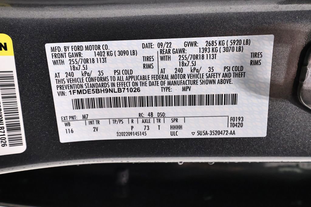 Certified 2022 Ford Bronco Outer Banks image 52