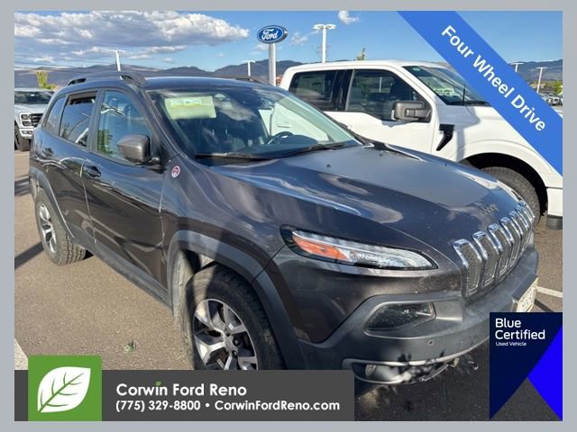Used 2018 Jeep Cherokee Trailhawk w/ Quick Order Package 27L AWD/4WD image 1