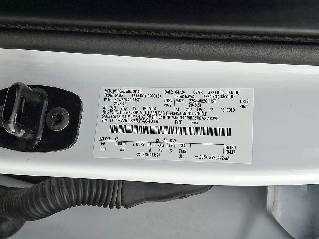 Certified 2024 Ford F150 Lariat w/ Equipment Group 502A High AWD/4WD image 28