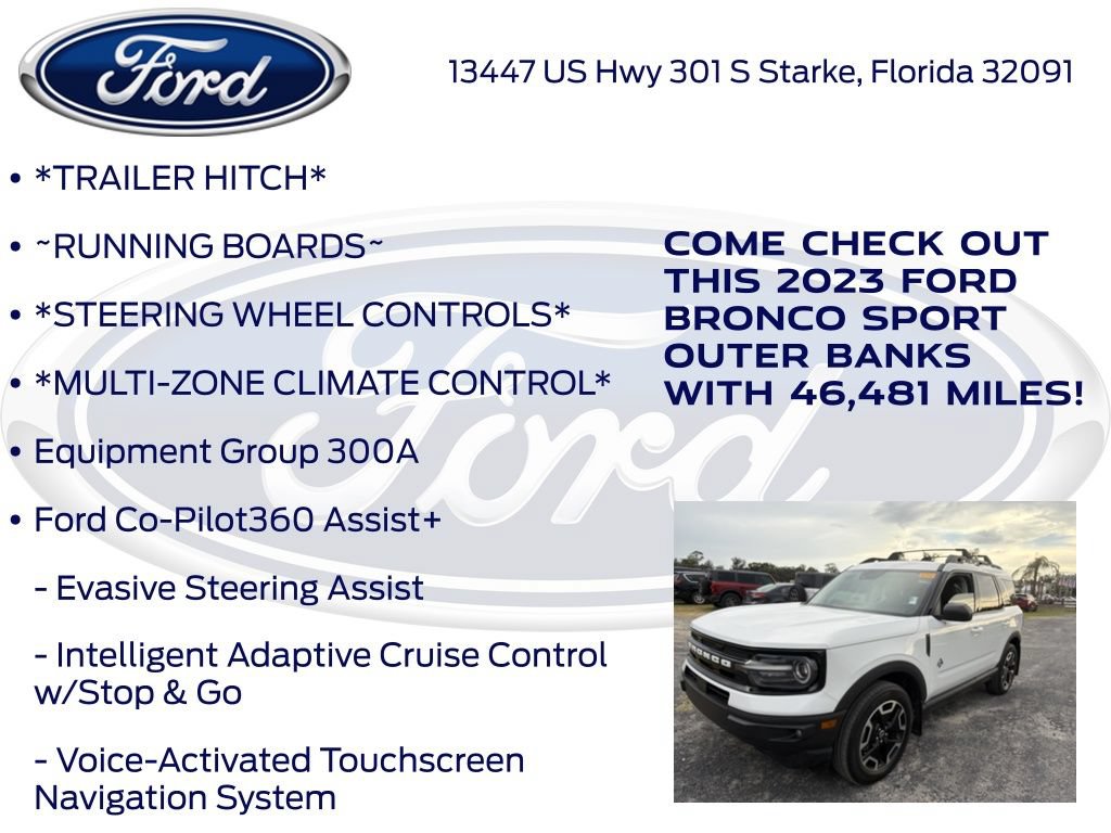 Certified 2023 Ford Bronco Sport Outer Banks w/ Tech Package AWD/4WD image 17