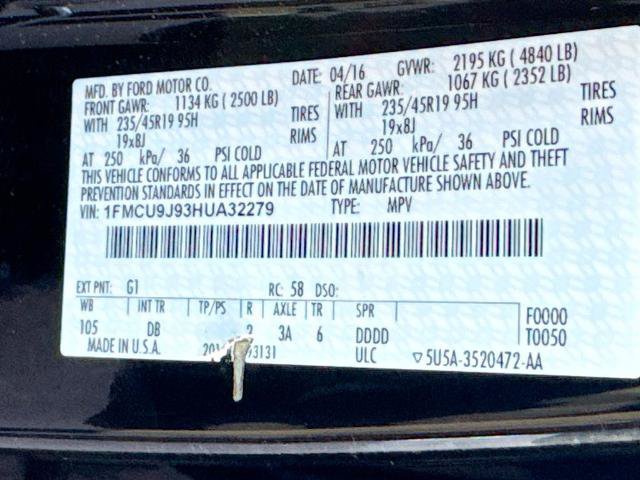 Certified 2017 Ford Escape Titanium w/ Equipment Group 301A AWD/4WD image 24