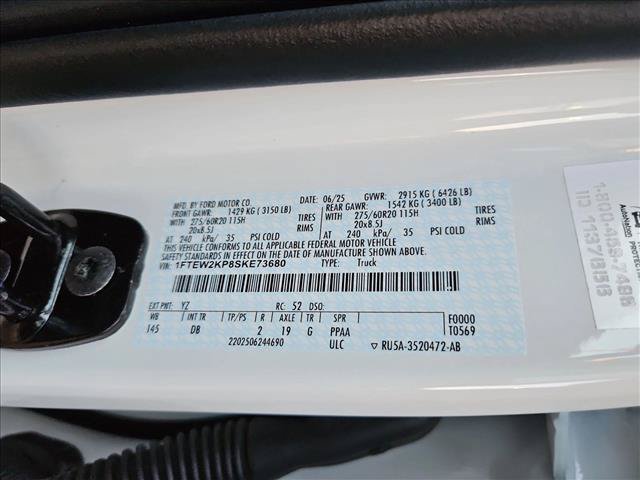 Certified 2025 Ford F150 STX w/ Equipment Group 200A RWD image 20