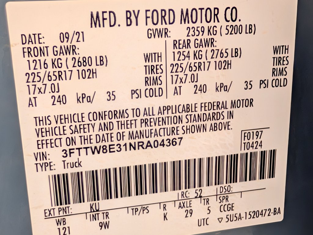 Certified 2022 Ford Maverick XL FWD image 31
