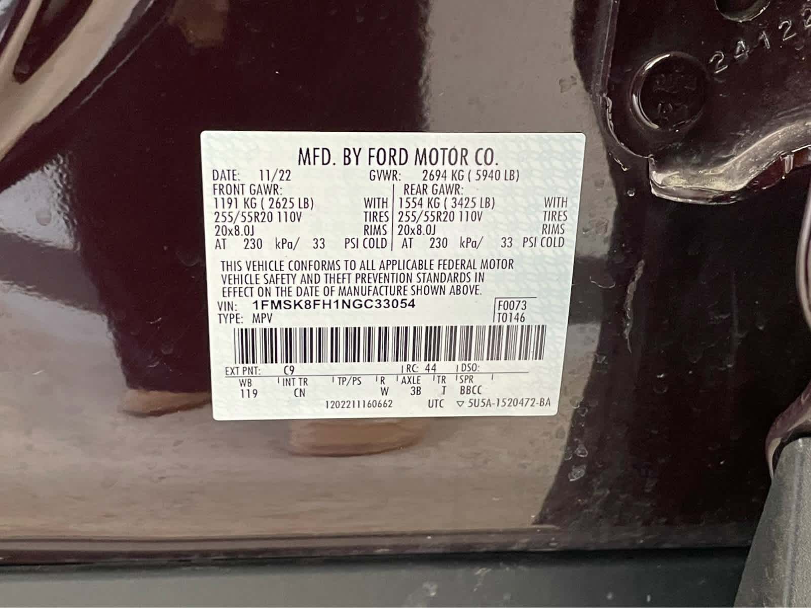 Certified 2022 Ford Explorer Limited w/ Equipment Group 301A AWD/4WD image 16