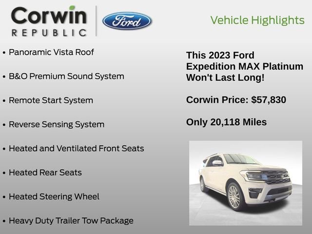 Certified 2023 Ford Expedition Max Platinum AWD/4WD image 6