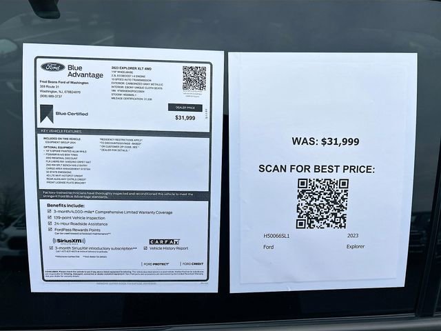 Certified 2023 Ford Explorer XLT image 33