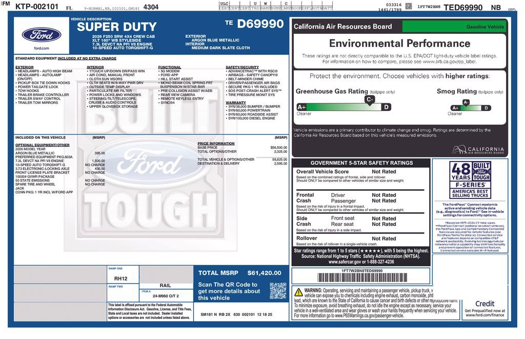Certified 2026 Ford F250 XLT AWD/4WD image 8