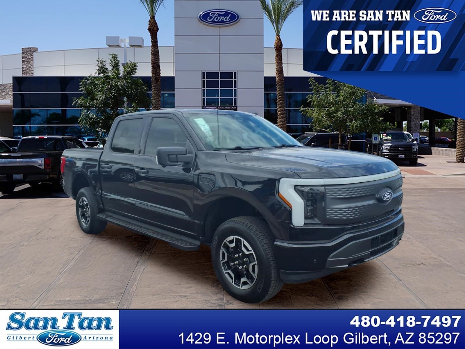 Certified 2022 Ford F150 Lightning XLT