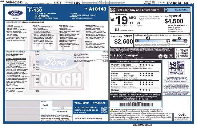 Certified 2026 Ford F150 Platinum w/ Equipment Group 700A Standard AWD/4WD image 9