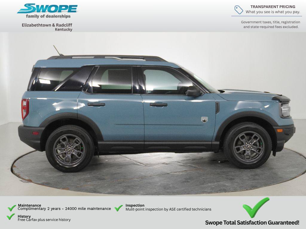 Certified 2022 Ford Bronco Sport Big Bend w/ Convenience Package AWD/4WD image 2