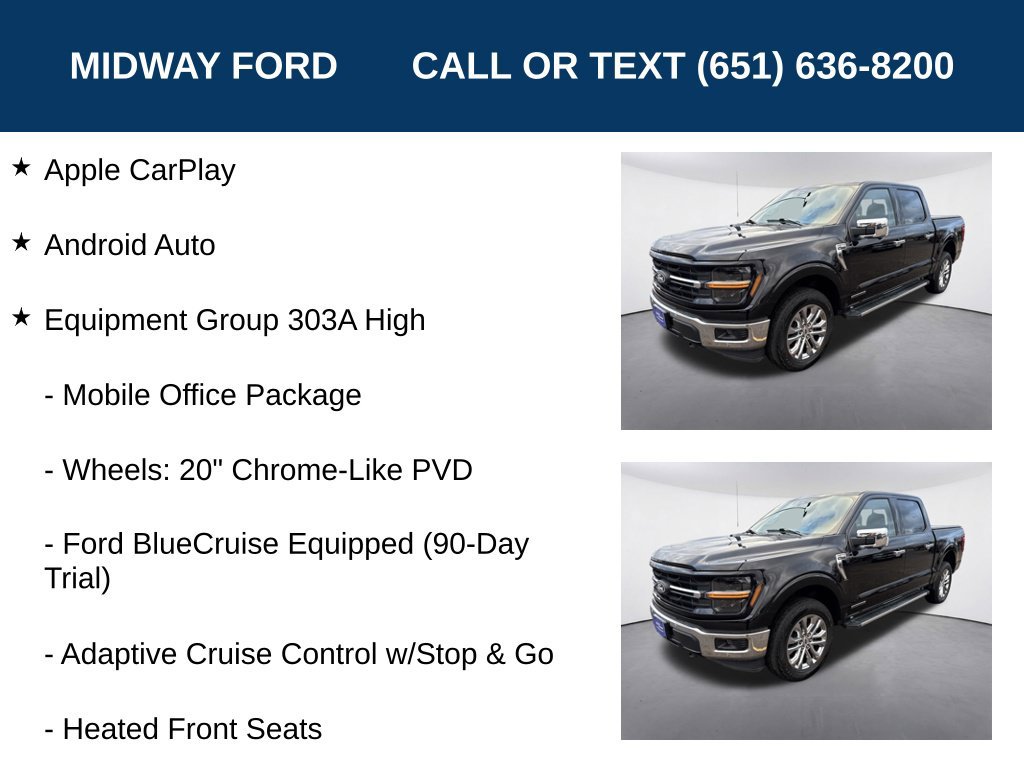 Certified 2024 Ford F150 XLT w/ Equipment Group 303A High AWD/4WD image 7