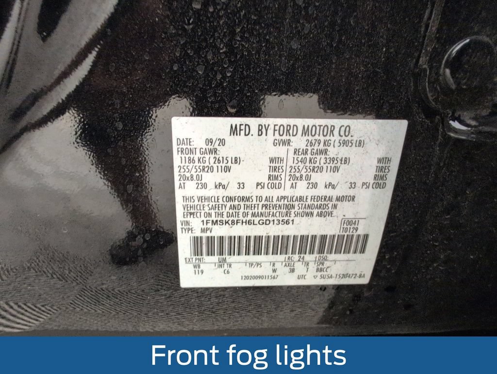 Certified 2020 Ford Explorer Limited w/ Class III Trailer Tow Package AWD/4WD image 32