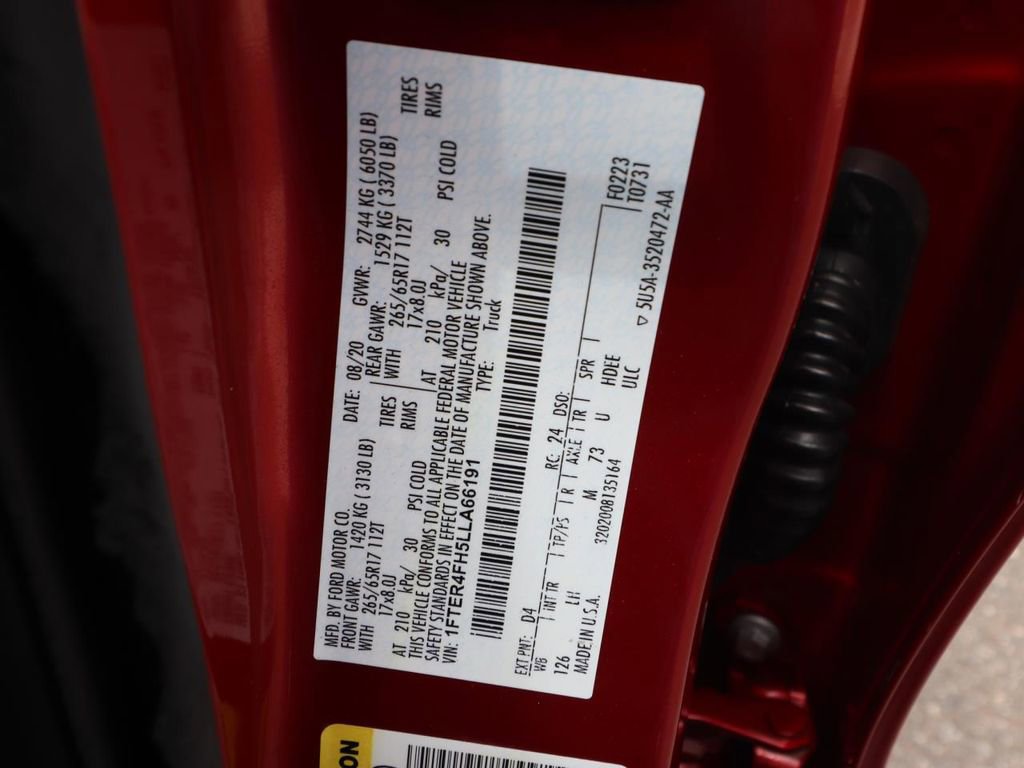 Certified 2020 Ford Ranger XLT w/ Equipment Group 301A Mid AWD/4WD image 24