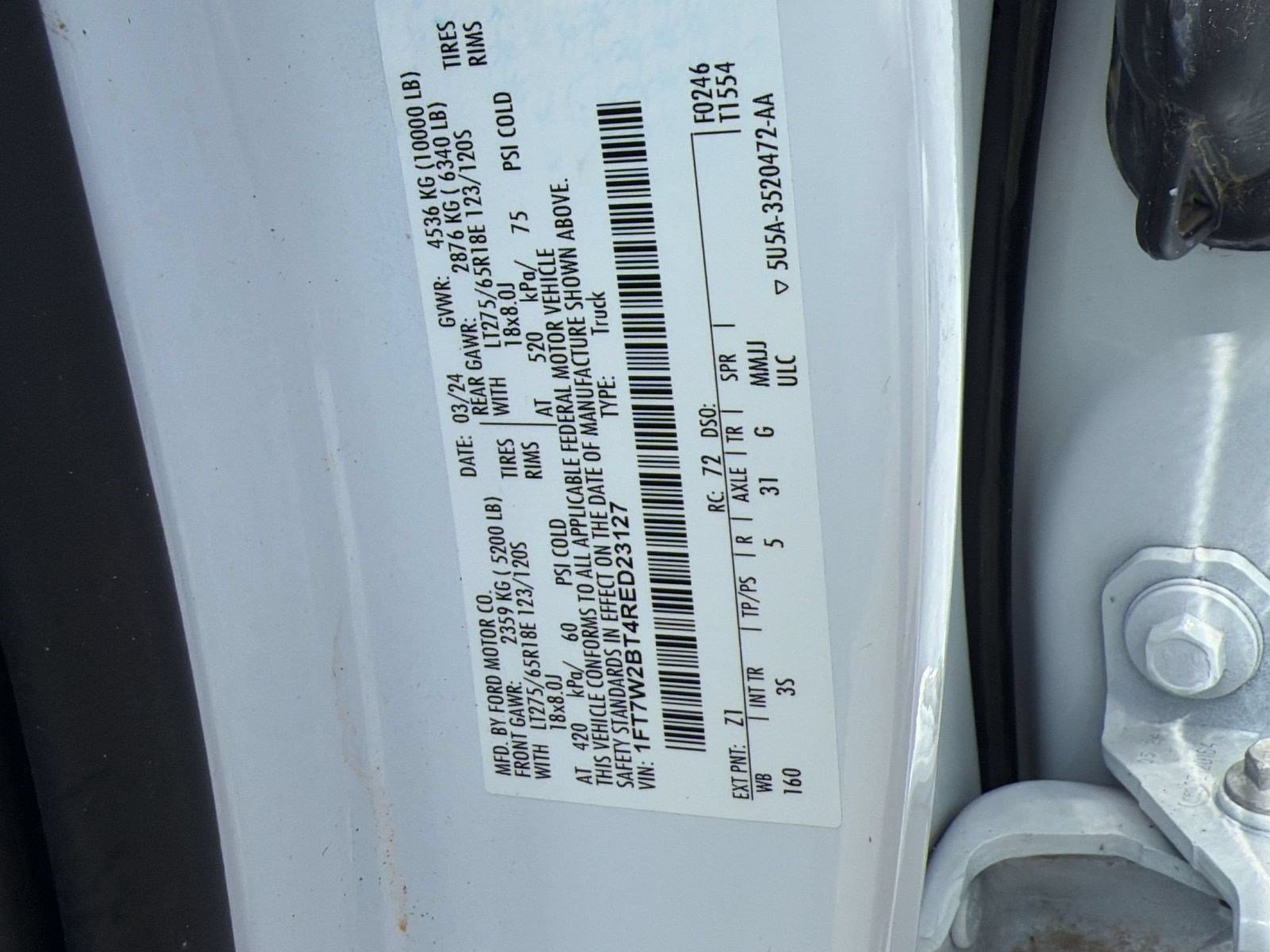 Certified 2024 Ford F250 XLT AWD/4WD image 21