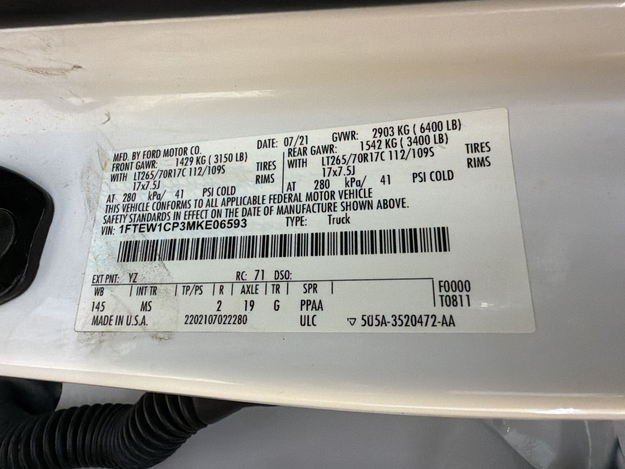 Certified 2021 Ford F150 XLT w/ Equipment Group 301A Mid RWD image 26