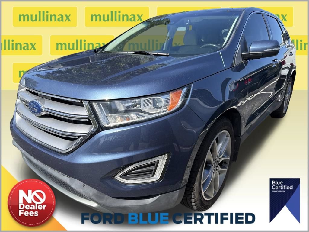 Certified 2018 Ford Edge Titanium w/ Equipment Group 301A FWD image 1