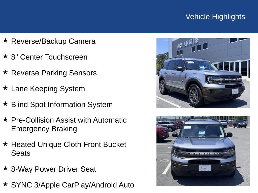 Certified 2023 Ford Bronco Sport Big Bend w/ Convenience Package AWD/4WD image 24