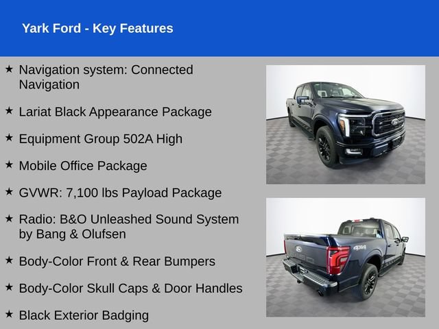 Certified 2024 Ford F150 Lariat w/ Equipment Group 502A High AWD/4WD image 2