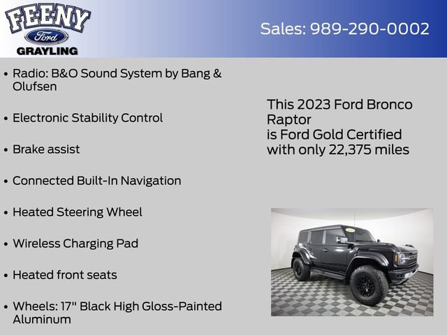 Certified 2023 Ford Bronco Raptor AWD/4WD image 20