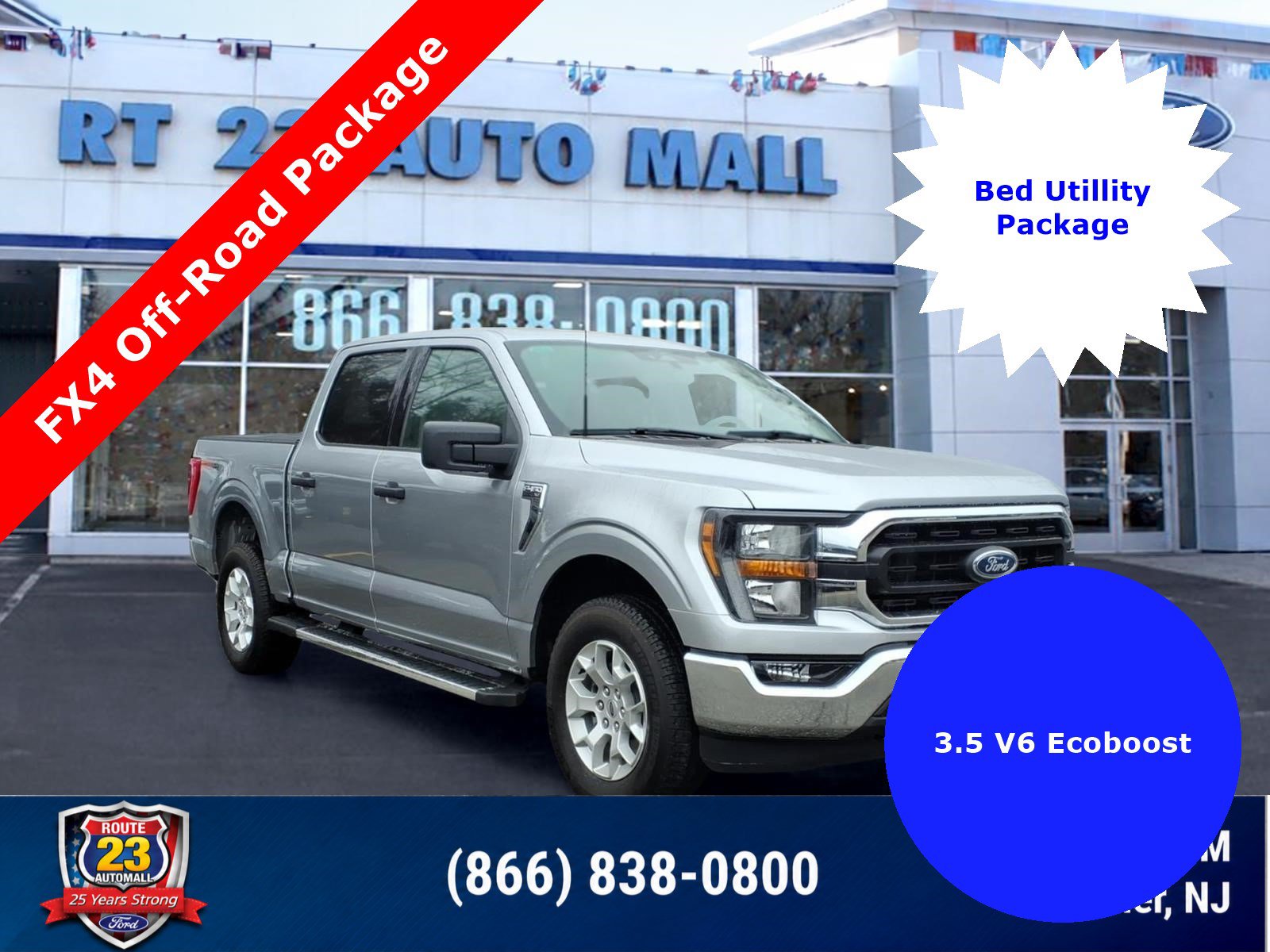 Certified 2023 Ford F150 XLT w/ Equipment Group 301A Mid