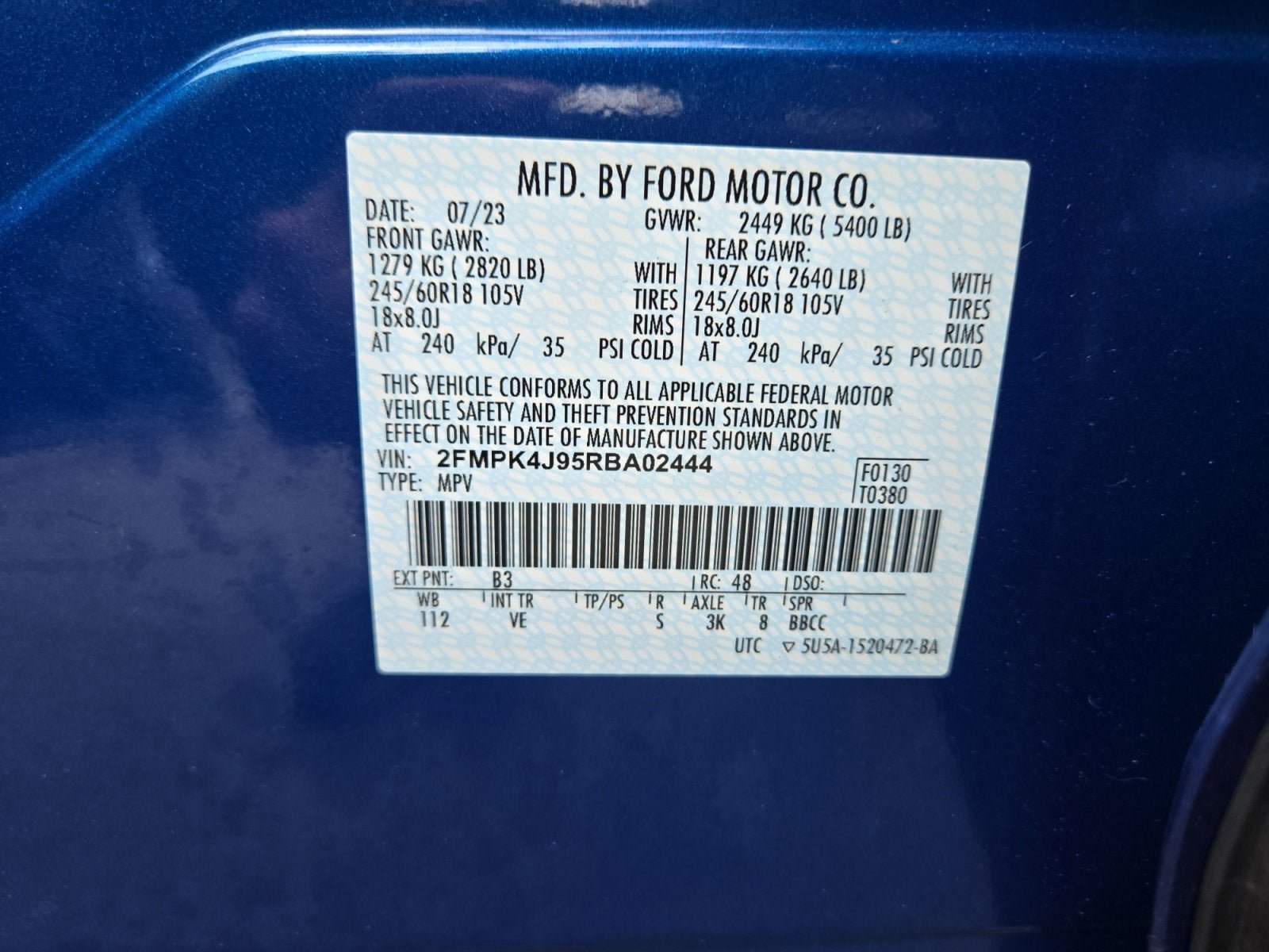 Certified 2024 Ford Edge SEL w/ Convenience Package AWD/4WD image 27