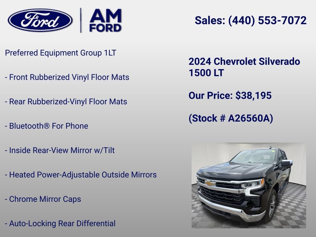 Used 2024 Chevrolet Silverado 1500 LT AWD/4WD image 12