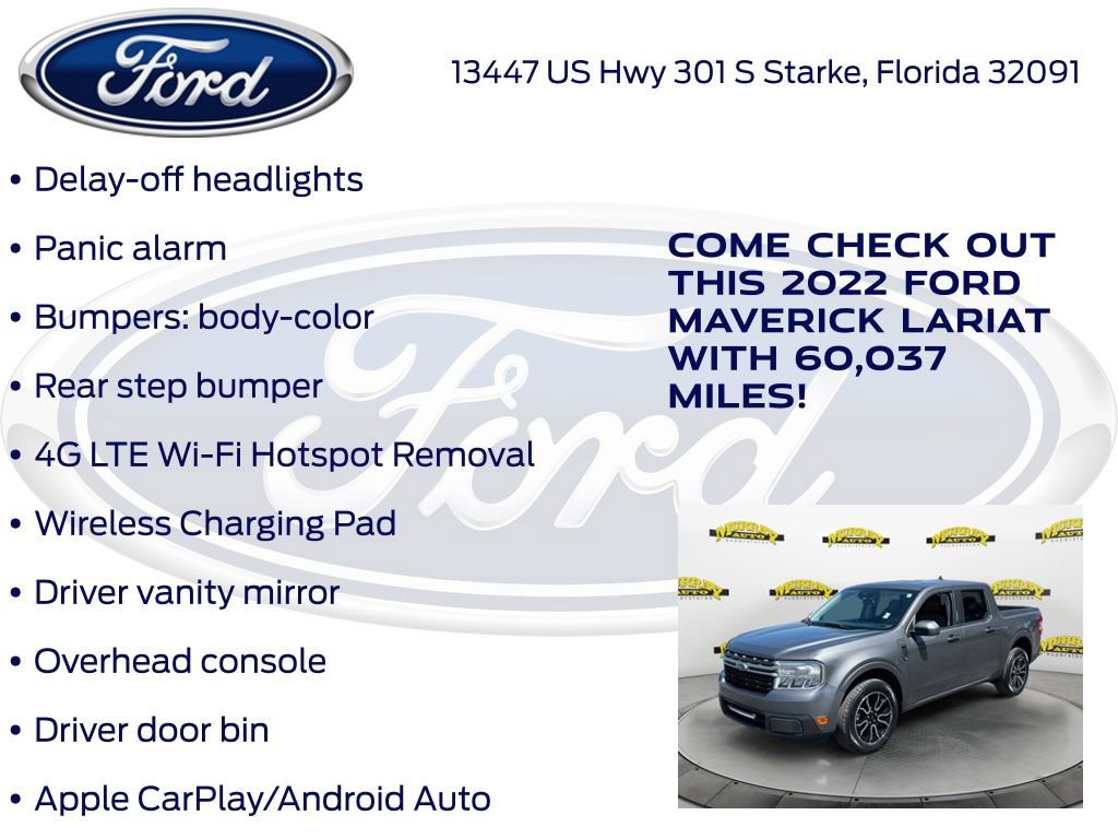 Certified 2022 Ford Maverick Lariat FWD image 30