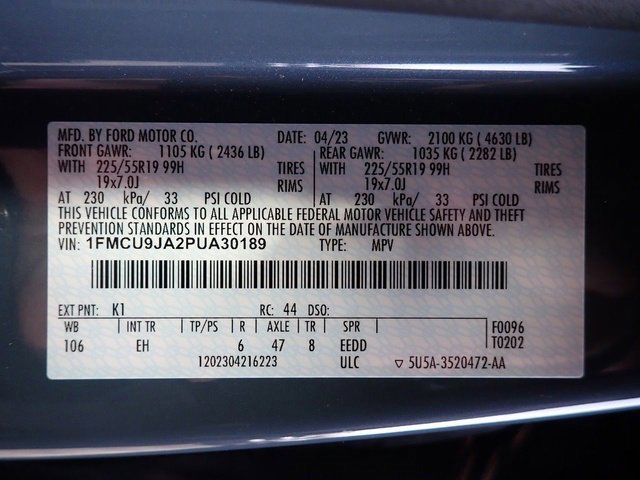 Certified 2023 Ford Escape Platinum image 22