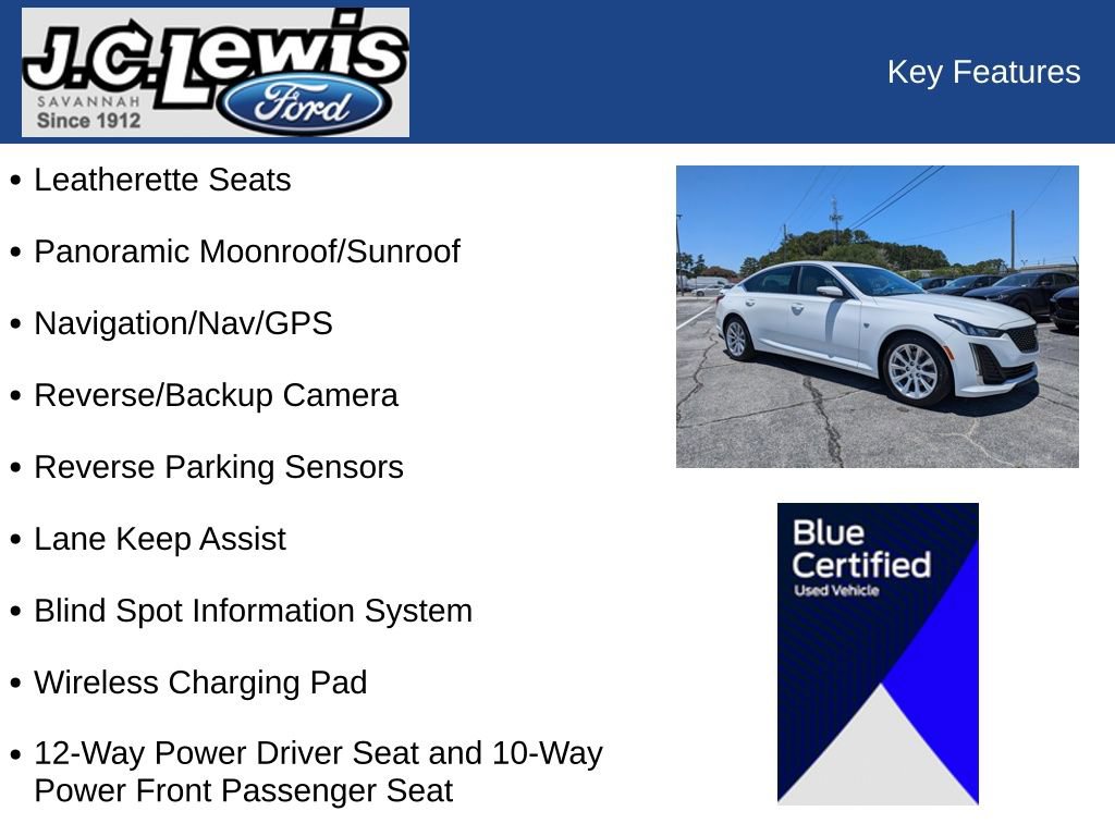 Used 2024 Cadillac CT5 Luxury w/ Sun And Sound Package RWD image 32