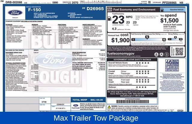 Certified 2023 Ford F150 XLT w/ Equipment Group 302A High image 10