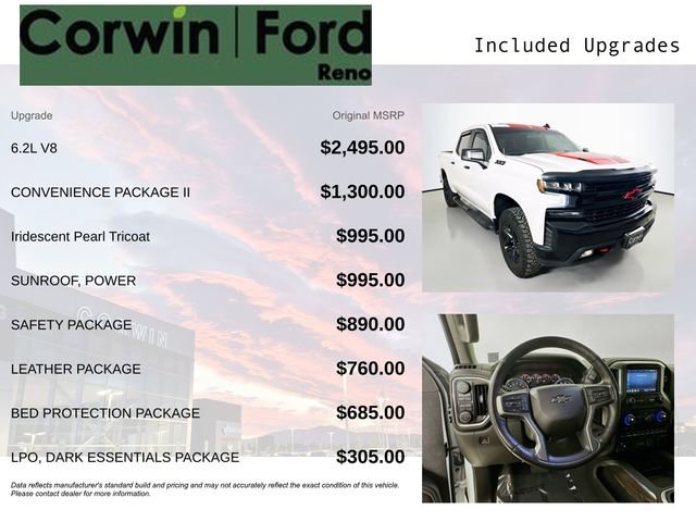 Used 2021 Chevrolet Silverado 1500 LT Trail Boss w/ Convenience Package II AWD/4WD image 3