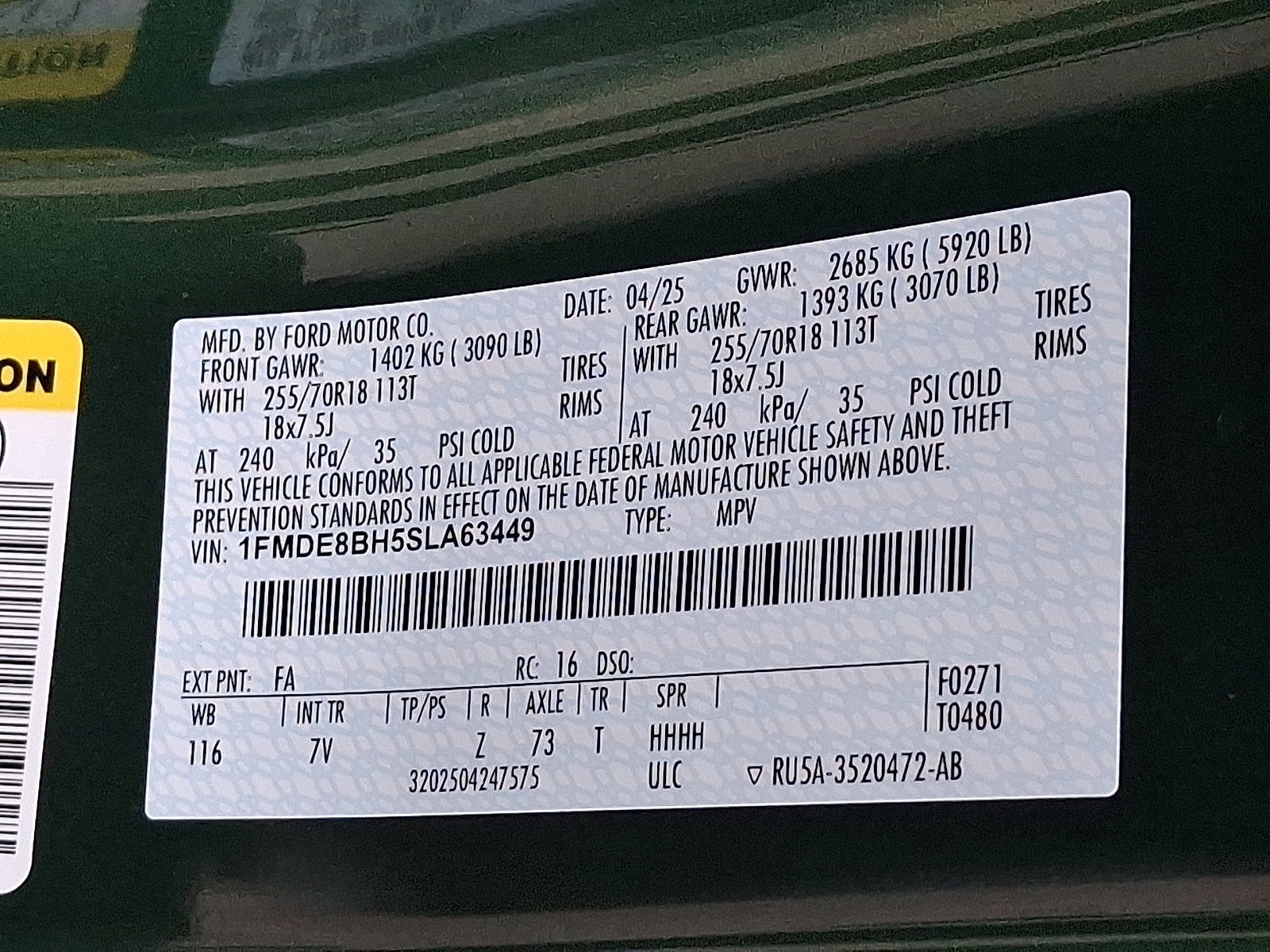 Certified 2025 Ford Bronco Outer Banks image 26