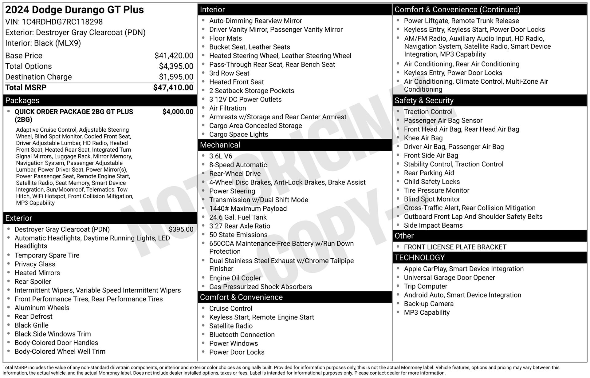 Used 2024 Dodge Durango GT image 30