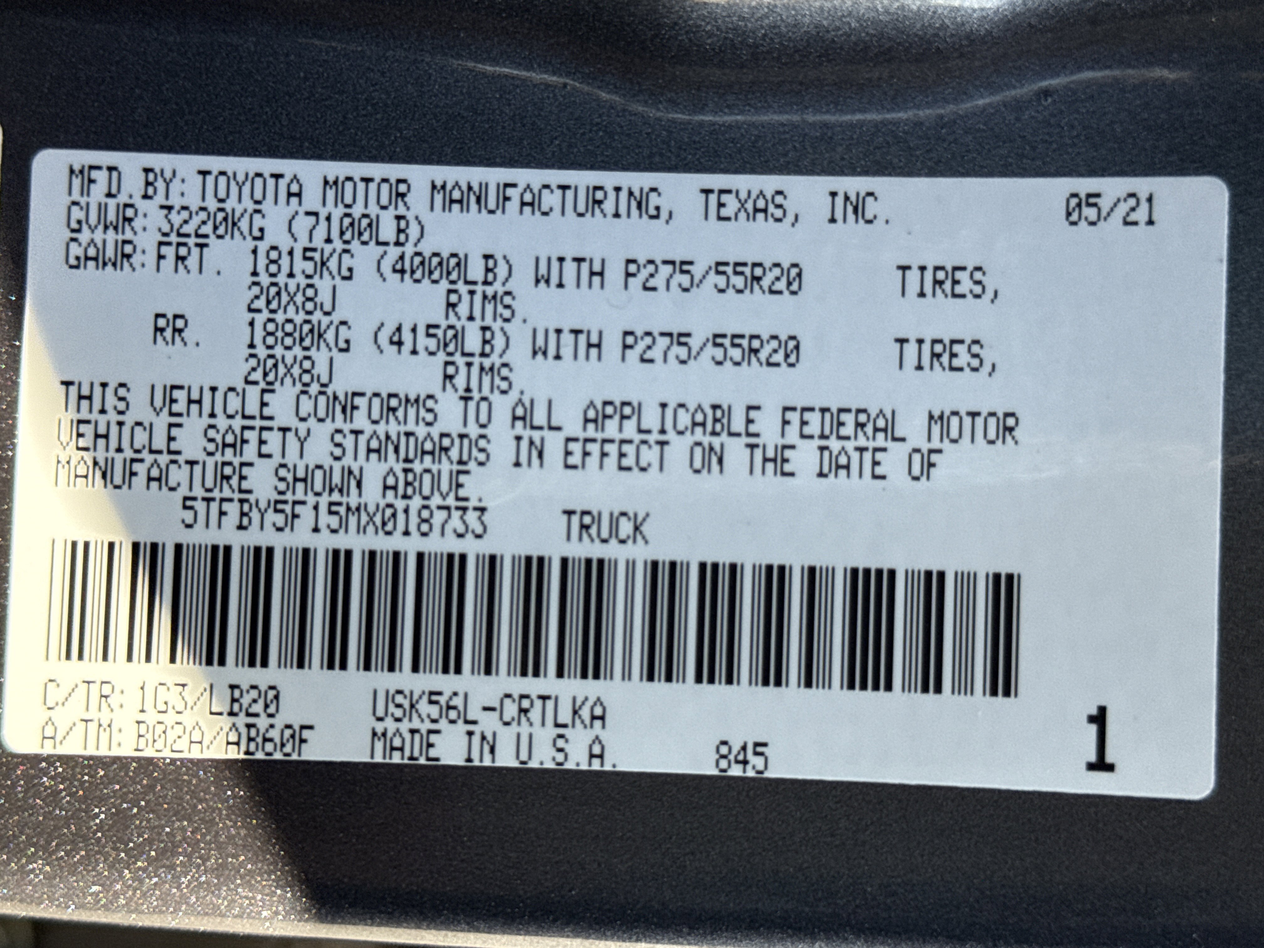 Used 2021 Toyota Tundra Limited w/ Nightshade Special Edition AWD/4WD image 33
