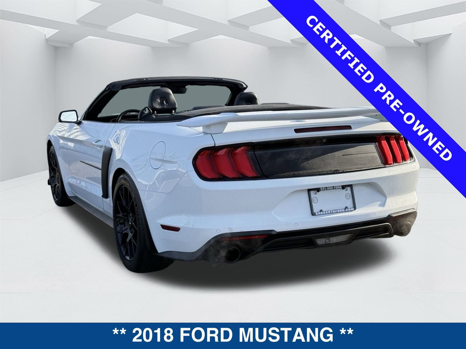 Certified 2018 Ford Mustang Premium w/ Ecoboost Performance Package image 2