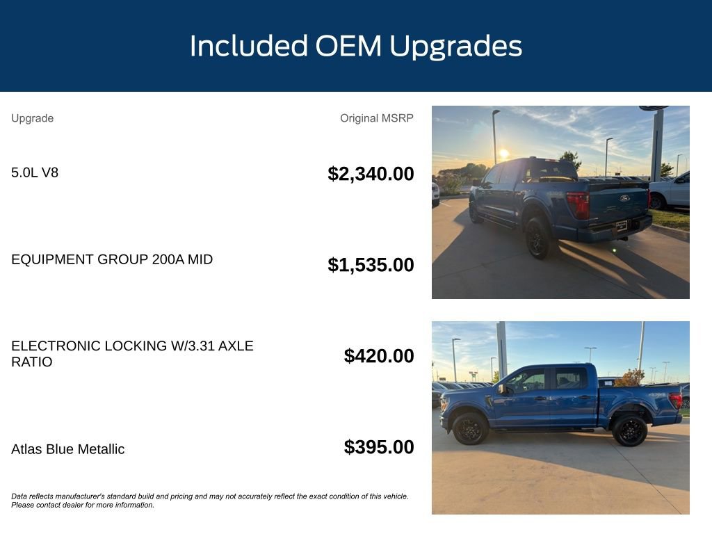 Certified 2025 Ford F150 STX w/ Equipment Group 200A AWD/4WD image 11