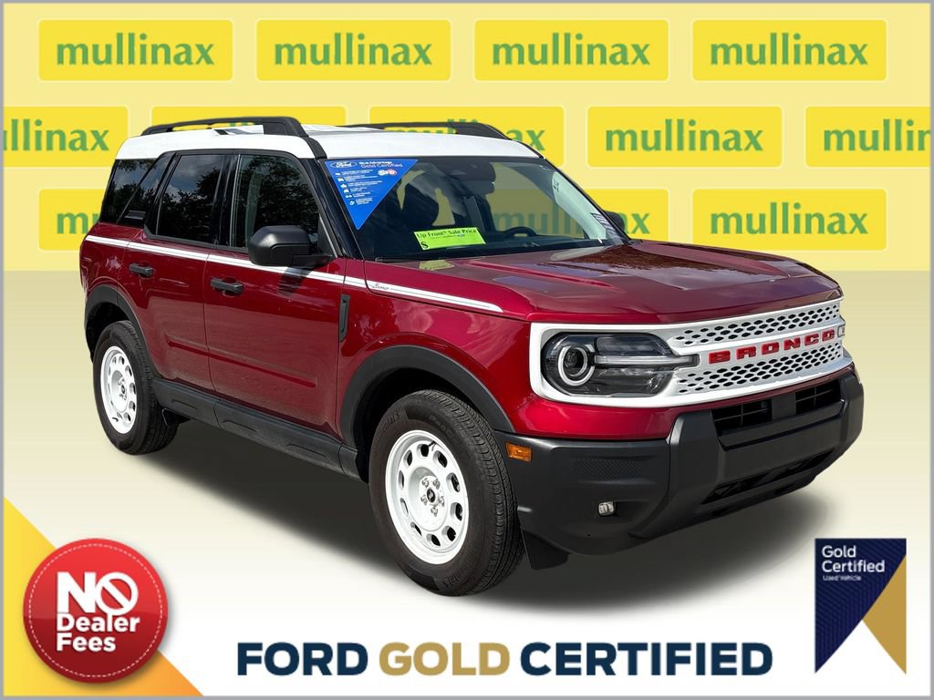Certified 2025 Ford Bronco Sport Heritage w/ Convenience Package AWD/4WD 360° Tour