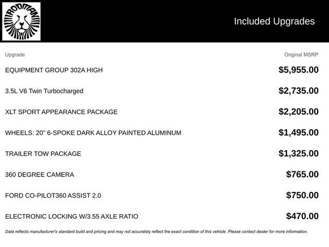 Certified 2023 Ford F150 XLT w/ Equipment Group 302A High AWD/4WD image 18