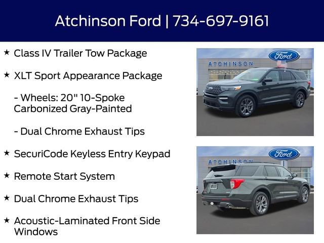 Certified 2023 Ford Explorer XLT w/ Equipment Group 202A image 17