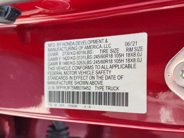 Used 2021 Honda Ridgeline RTL-E image 33