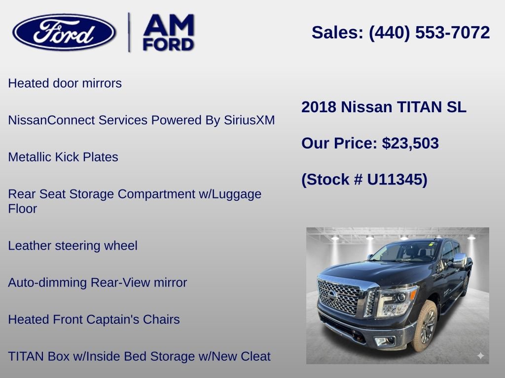 Used 2018 Nissan Titan SL w/ Texas Titan Edition AWD/4WD image 24